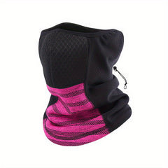 Winter Bike Scarf 3D Mesh Neck Cover Warm Ski Mask With Ear Protection