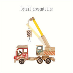 Wooden Crane Model Toy Handicraft Ornaments Simulation Crane Crane Toy Gift