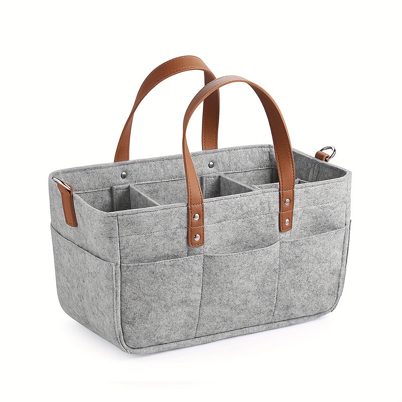 Felt Diaper Bag Baby Diaper Storage Bag Home Travel Folding Storage