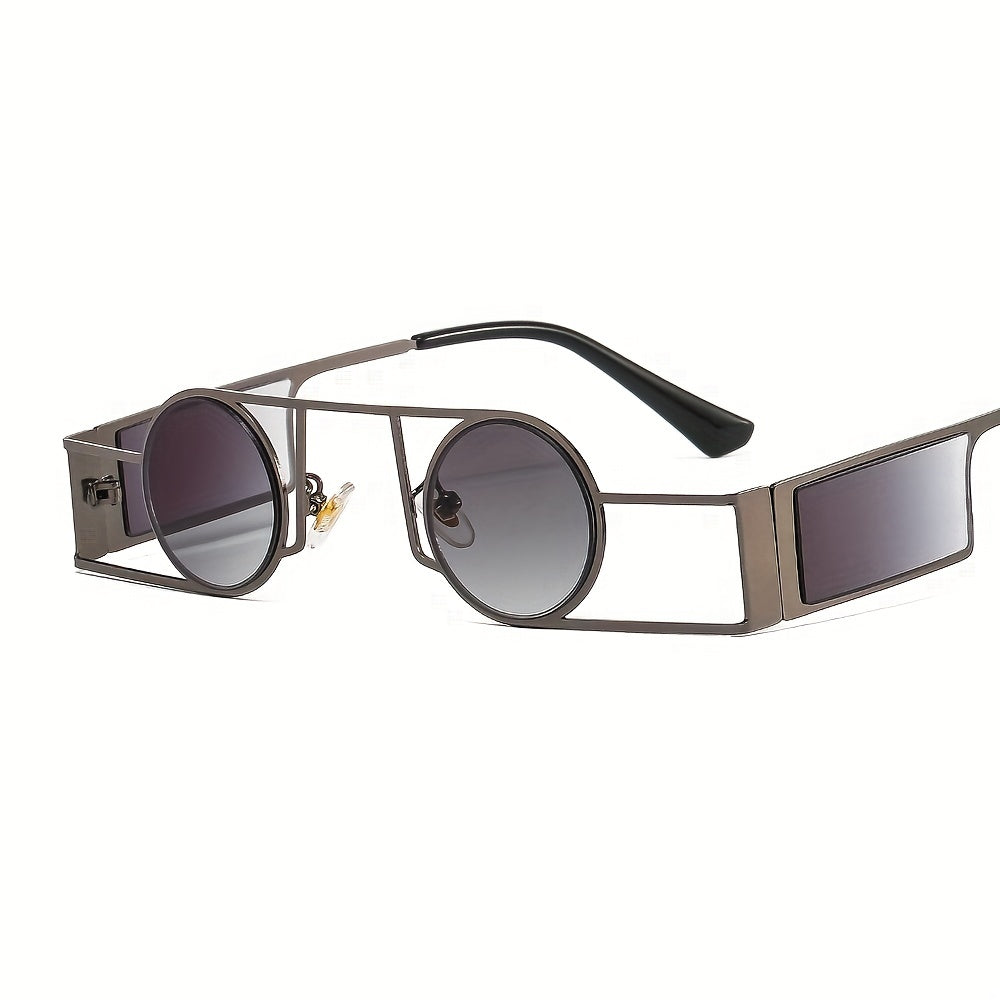 Metal Frame Sunglasses Top Bar Punk Style Glasses