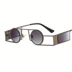 Metal Frame Sunglasses Top Bar Punk Style Glasses