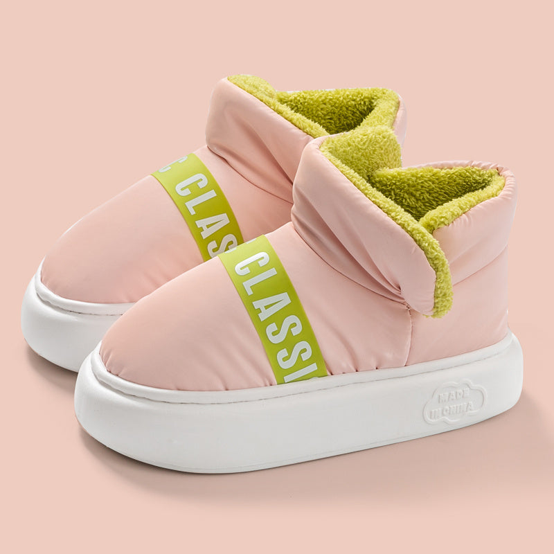 Cozy Suede Slippers Men Women Warm Indoor Outdoor Shoes