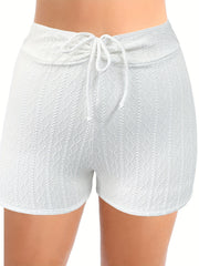 Lace High Waisted Bikini Shorts