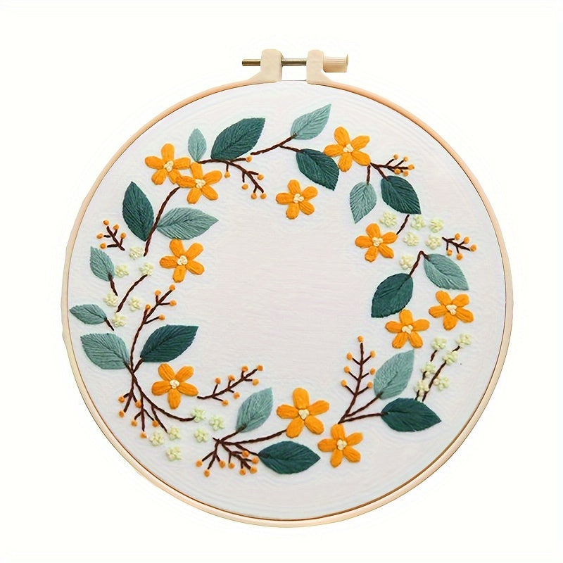 DIY Beauty 3D Floral Embroidery Kit for Beginners