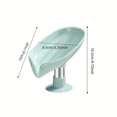 Suction Cup Soap Holder Self Draining for Bathroom Kitchen RV Sinks