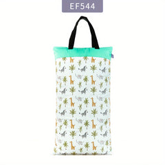 Large Capacity Waterproof Diaper Bag Reusable Wet Bag with Two Zippers