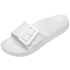 Women's Open Toe Soft Sole Bathroom Slides Non Slip Flat Shoes