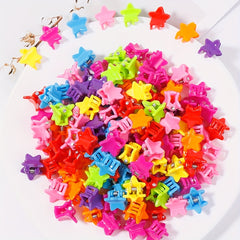100pcs Star Hair Clips for Baby Girls Holiday Hair Accessories