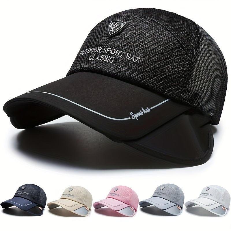 Breathable Mesh Hat Sun Protection Cap Extend Brim