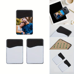Sublimation Blank PU Leather Card Holder for Phone