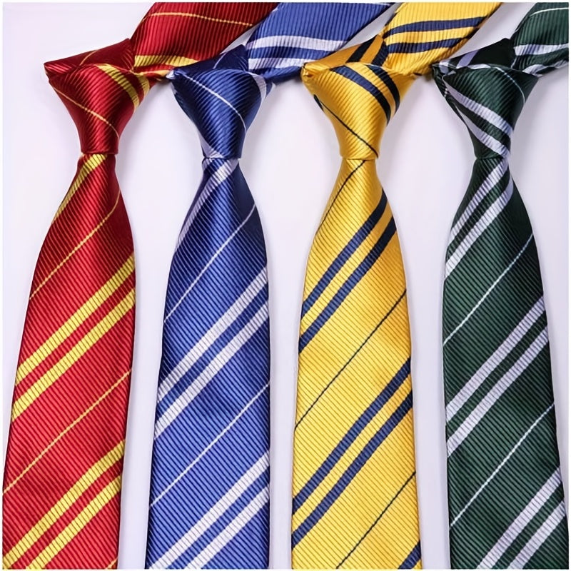 Striped Necktie for Boys and Teens - School Uniform and Formal Events