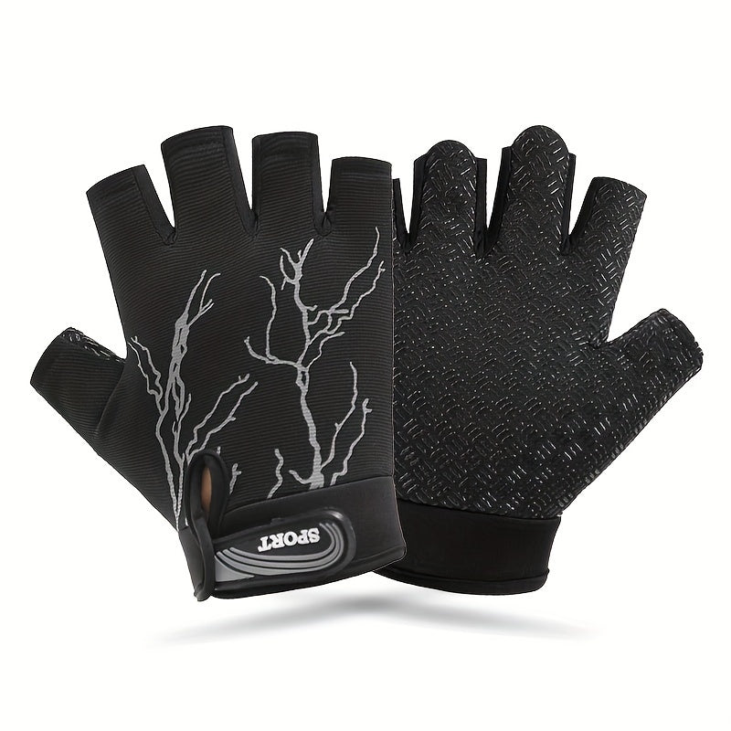 Gel Padded Half Finger Cycling Gloves for Road Mountain Bikes