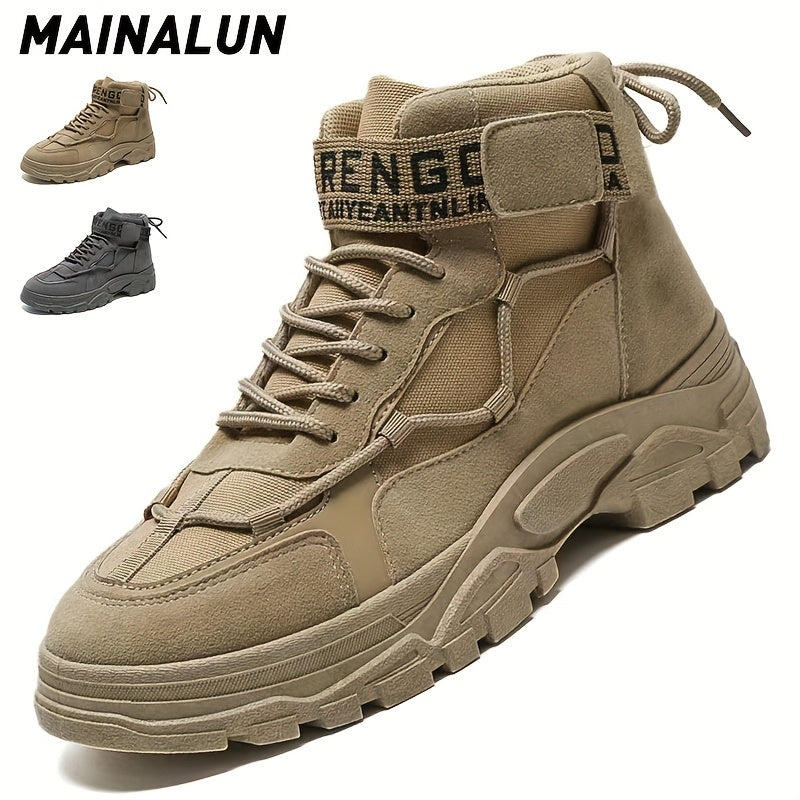 Men's Ankle Top Sneakers Wear Resistant Outdoor Shoes