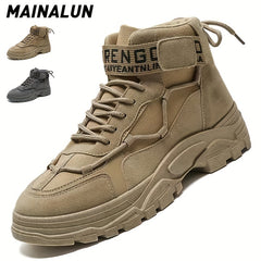 Men's Ankle Top Sneakers Wear Resistant Outdoor Shoes