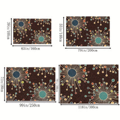Large Geometric Indoor Outdoor Area Rug for Living Room Bedroom