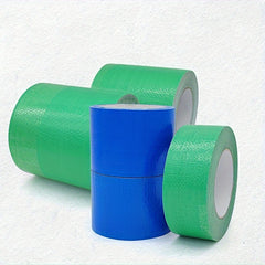 Green Tarpaulin Repair Tape Single Sided Cloth Base Strong and High Adhesive