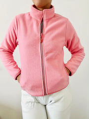 Warm Fleece Liner Outdoor Jacket Full Zip Long Sleeve Mock Neck
