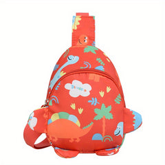 Kids Dinosaur Chest Bag Coin Purse Shoulder Bag Daypack