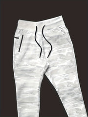 Camouflage Men's Sports Pants with Zipper Pocket
