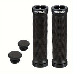 MTB Handlebar Grips Aluminum Locking Non-slip Shock Absorption