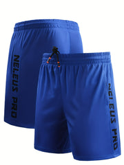 Men's Side Letter Pattern Rapid Dry Shorts