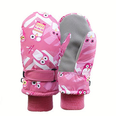 Thickened Windproof Waterproof Ski Gloves - Keep Hands Warm At 30 C