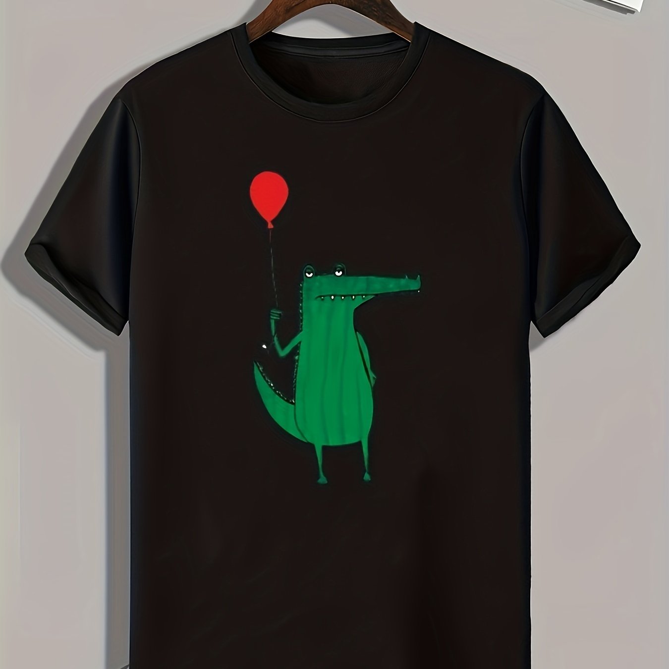 Dinosaur Print Men's Graphic T shirt Casual Comfy Tees For Summer
