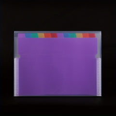 Rainbow Accordion Bag, 13 Grid Classification, Portable File