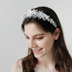 Waves Rhinestone Headband Wedding Prom Hair Accessories