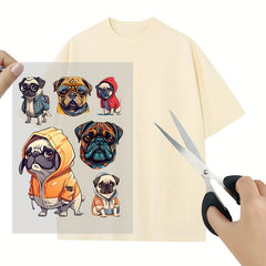 6 Pcs DIY Heat Transfer Patches for Clothing & Jeans