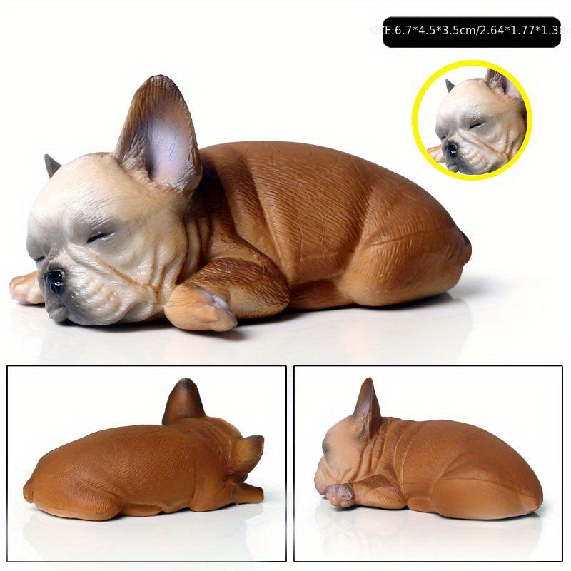 Cute Mini French Bulldog Toy for Kids and Car Decoration
