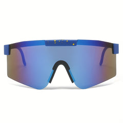 Men's Large Frame Sports Sunglasses Cycling Mountaineering Windproof