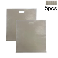 5/10 Pack Non-Stick Reusable Toast Bags Heat Resistant Easy to Clean