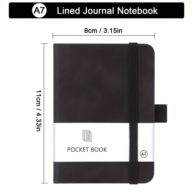 Pocket Grid Notebook w/ Pen Holder 100 Sheets 8.0x11.0cm