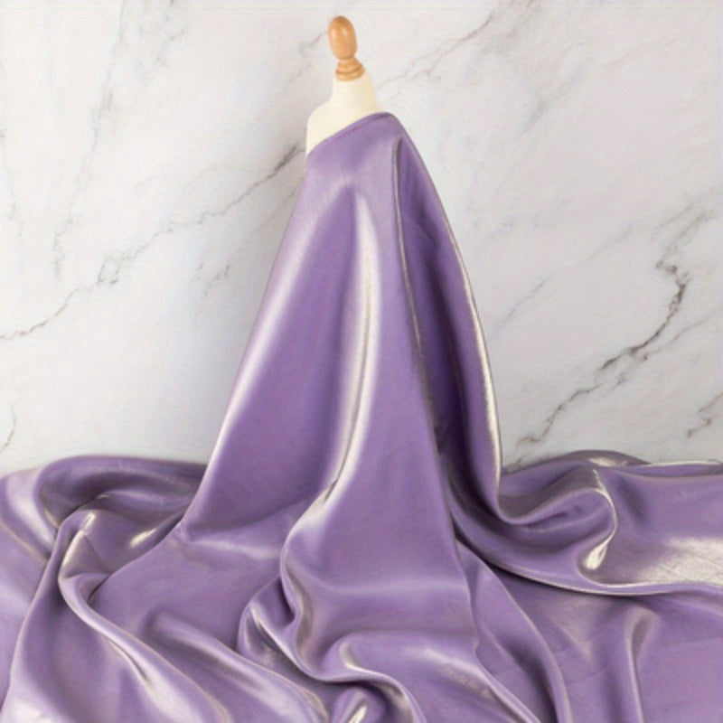1pc Soft Glitter Satin Fabric Dress Wedding Skirt Craft DIY Doll Clothes Fabric