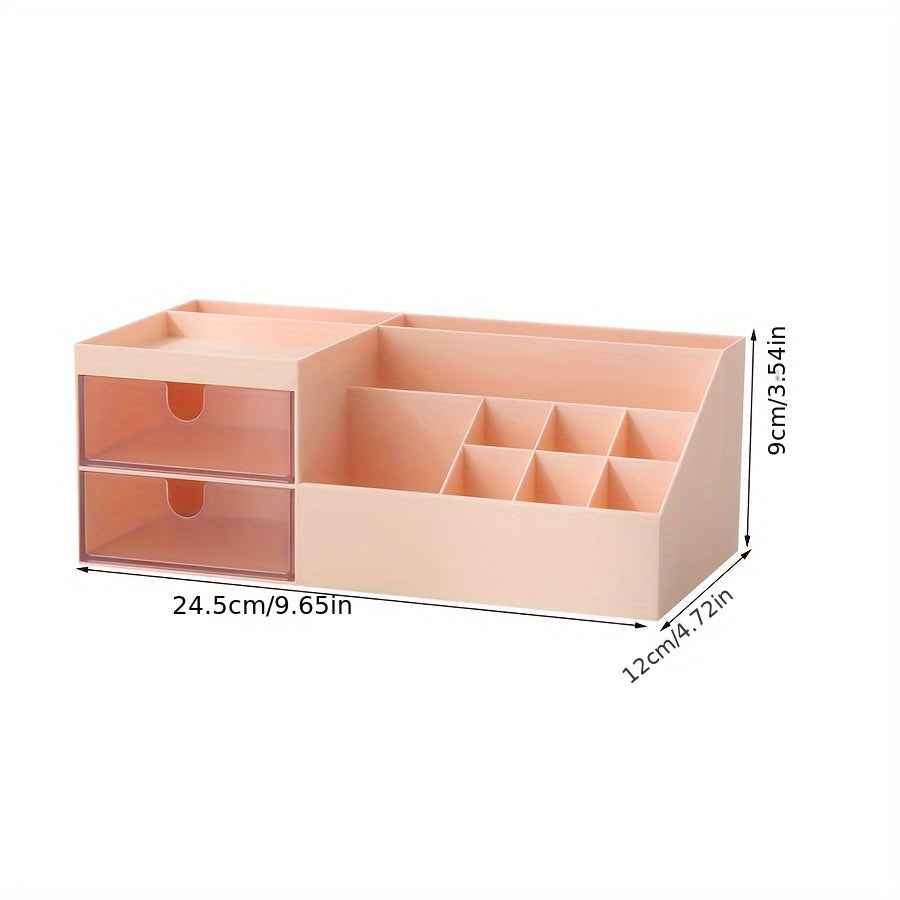 Pink Desk Storage Box Cutting Pen Holder & Accessories Plastic Stationery