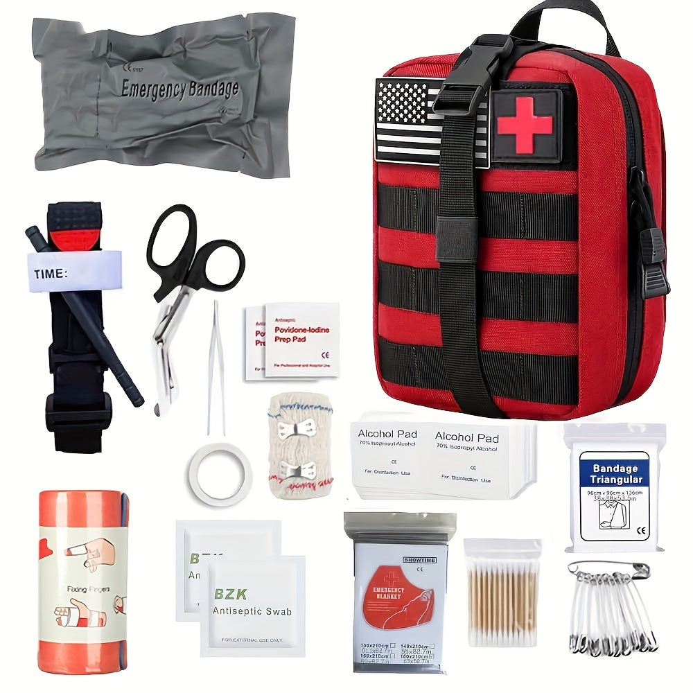 37PCS Outdoor Sports Survival Kit Camping Emergency First Aid
