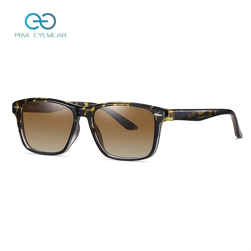 Polarized Sunglasses Men Driving Fishing UV Protection TR90 Retro Square