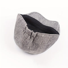 Men Summer Breathable Beret Soft Cotton Linen Hat Vintage Newsboy