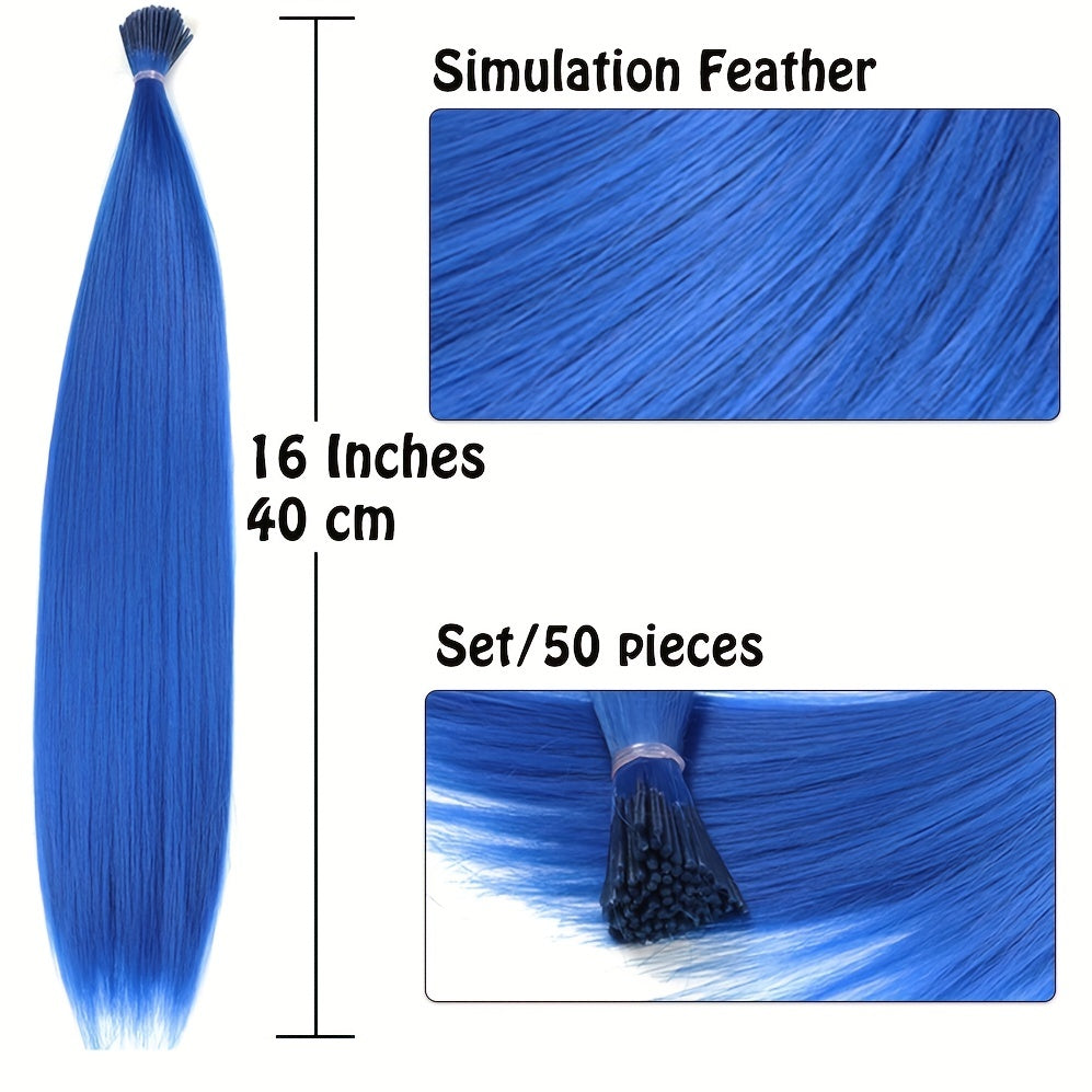 50pcs Traceless Colored Hair Extensions for Daily Parties