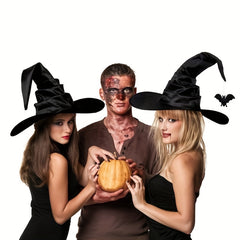 1pc Halloween Pleated Witch Hat Party Holiday Supplies