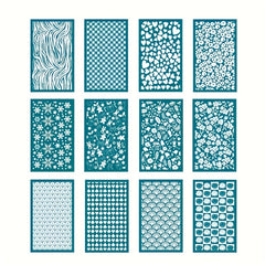 Polymer Silk Screen Printing Template Clay Earrings Net Version