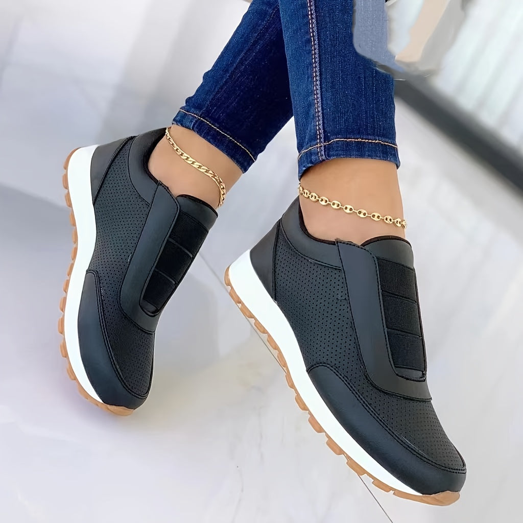 Women's Breathable Strap Sports Shoes Lightweight Sneakers