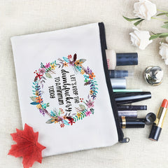 Funny Canvas Cosmetic Bag Makeup Bags Travel Bag Birthday Gifts