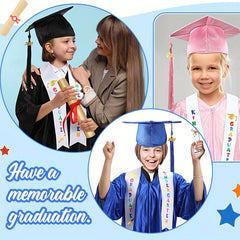 Boys Graduation Ribbon Shoulder Straps Honor Award Satin Shawl