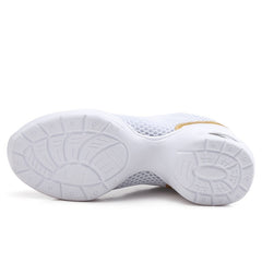 Arch Support Non Slip Dance Shoes Flying Woven Air Cushion