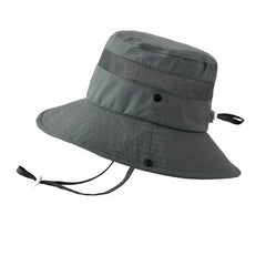 Fisherman Hat Wide Brim Sun Protection Bucket Hat