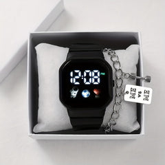LED Electronic Watch Men's And Women's Students Casual Sports Kids Watch