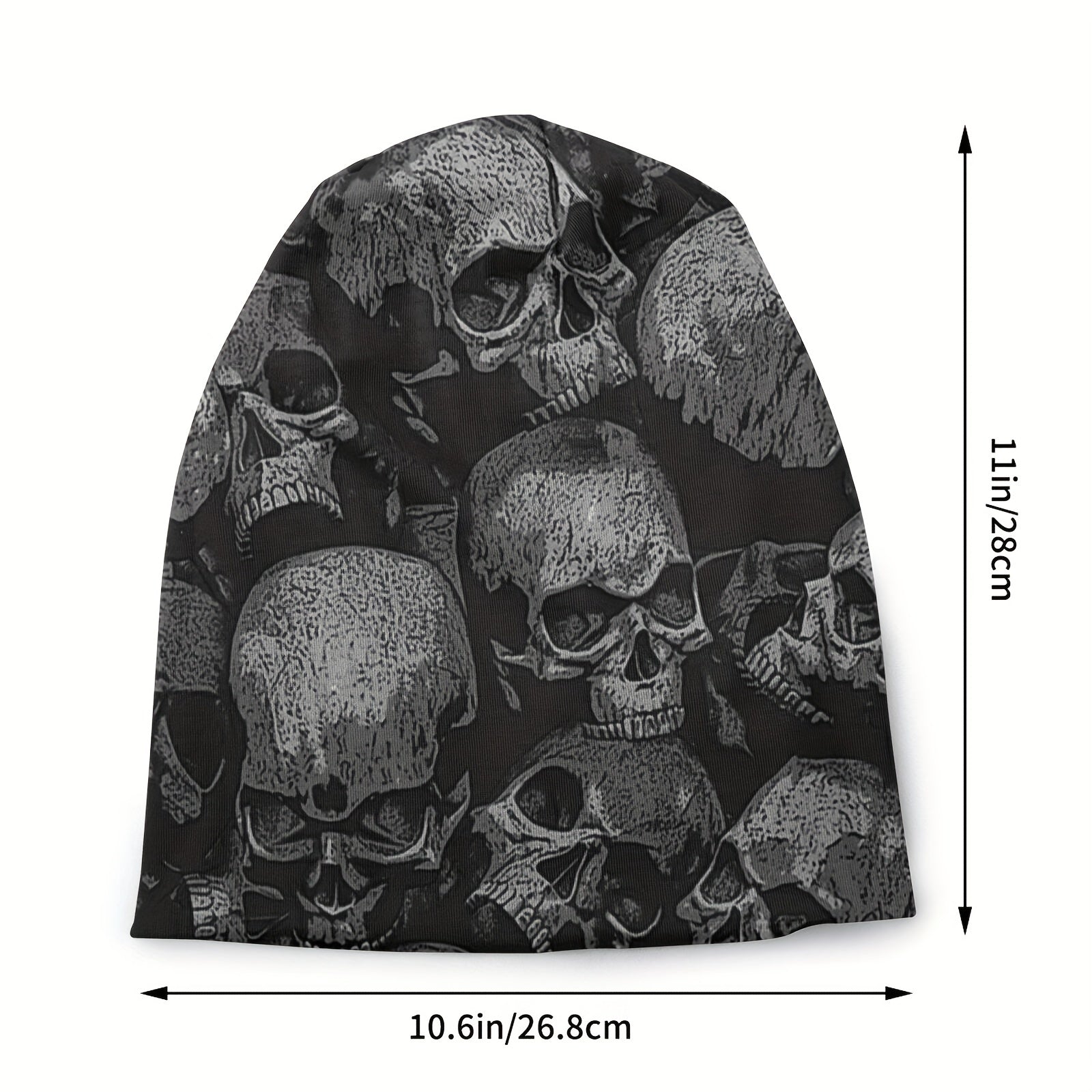 Skeleton Skullies Beanies Cap Winter Warm Gothic Hat