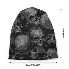 Skeleton Skullies Beanies Cap Winter Warm Gothic Hat
